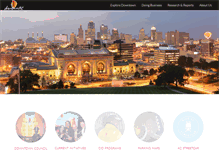 Tablet Screenshot of downtownkc.org